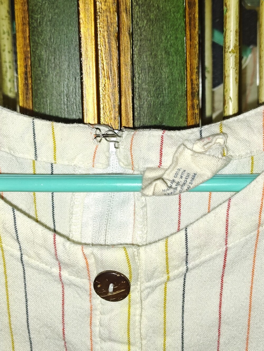 Mata Traders Rainbow Striped Raya Tank Dress Size M - Picture 3 of 8